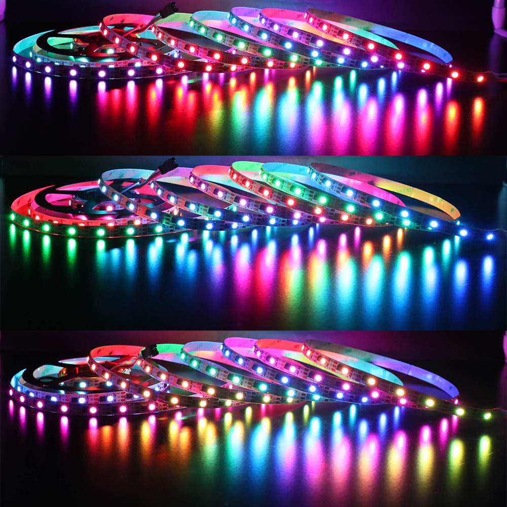 UCS1903 DC5V Series Flexible LED Strip Lights, Programmable Pixel Full Color Chasing, Indoor Use, 210LEDs 16.4ft Per Reel By Sale UCS1903 DC5V Series Flexible LED Strip Lights, Programmable Pixel Full Color Chasing, Indoor Use, 210LEDs 16.4ft Per Reel By Sale